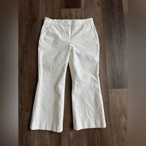 J. Crew Pants. White/cream color, women’s size 10.  Excellent condition!